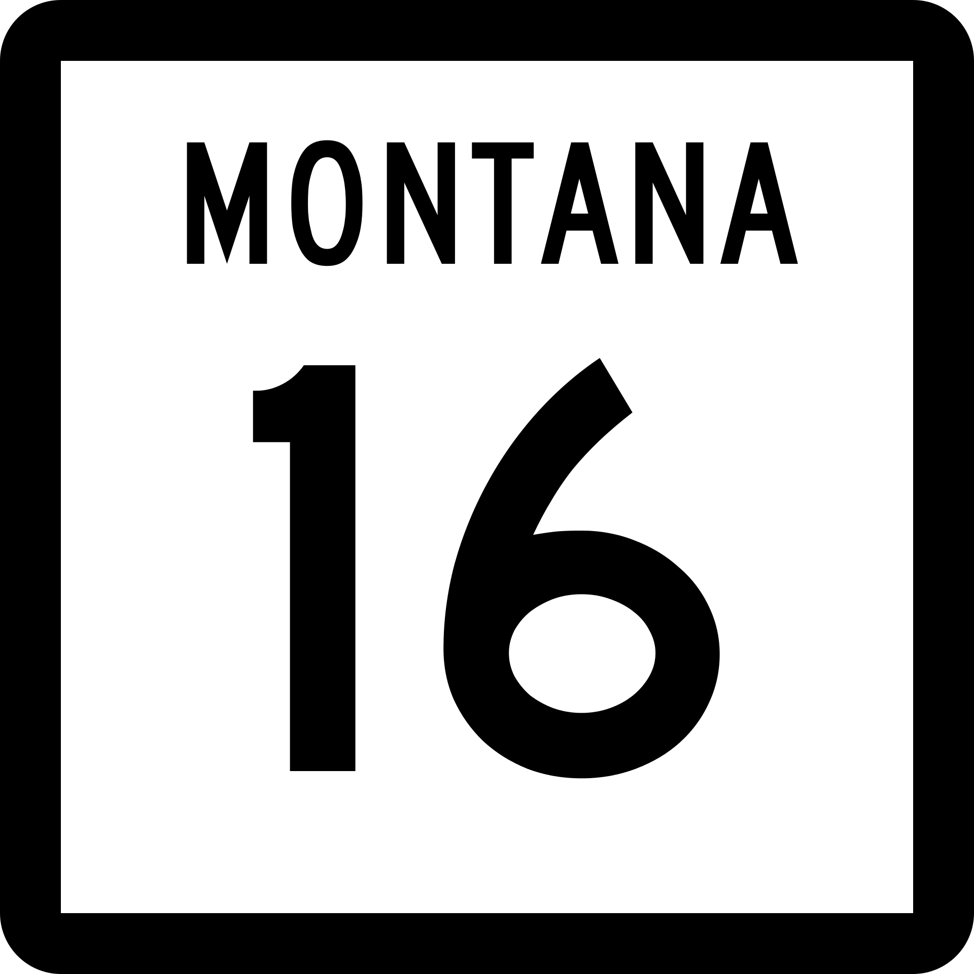 MT-16 Montana Road Conditions