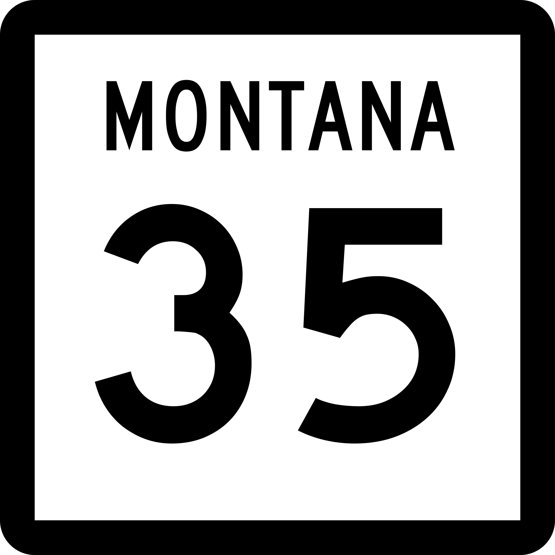 MT-35 Montana Road Conditions