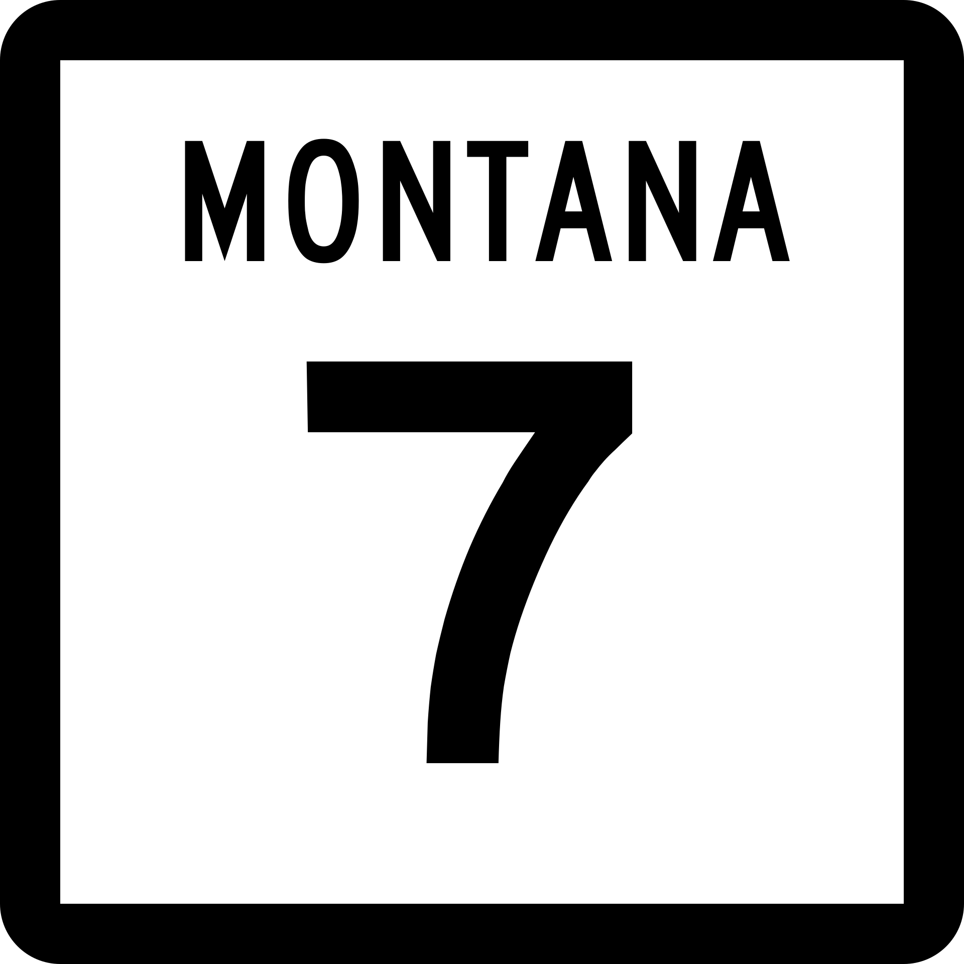 MT-7 Montana Road Conditions