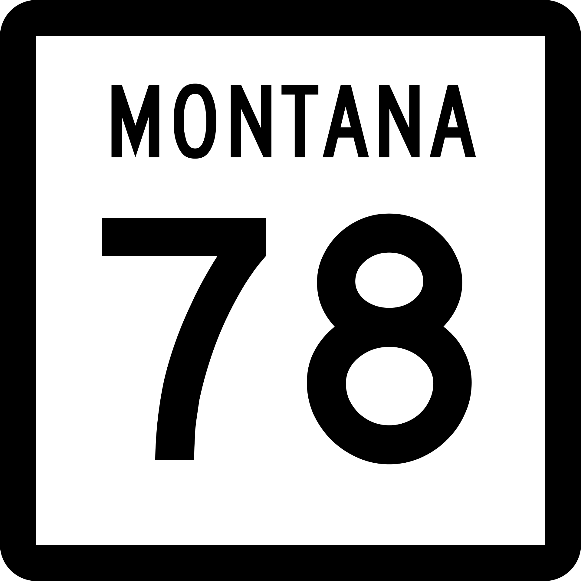 MT-78 Montana Road Conditions